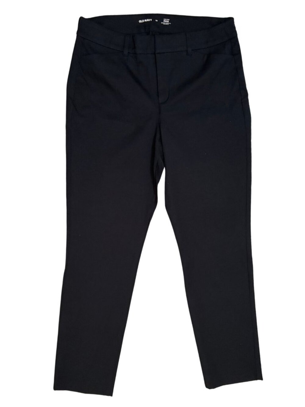 Old Navy Pixie Navy Blue High Rise Pants Women's Size 10 Secret-Smooth Pockets